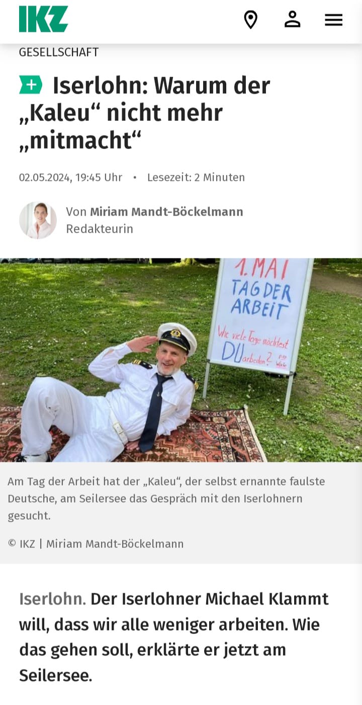 IKZ ZEITUNG + ONLINE am 03.05.24